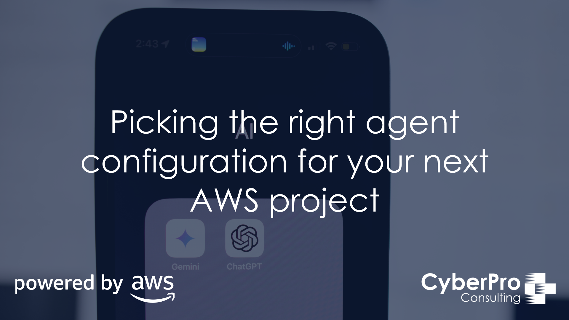 Picking the right agent configuration for your next AWS project